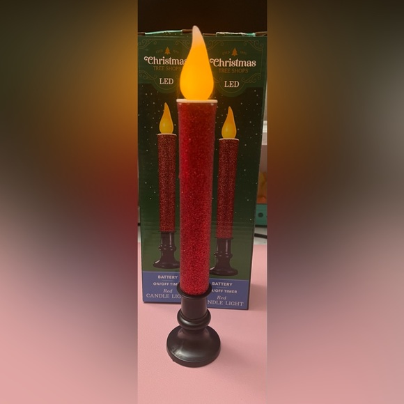 🌺Battery Operated LED Red Candle Light (Set of 2) - Picture 5 of 7